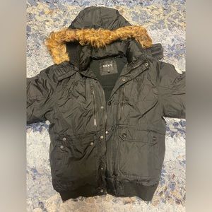 DKNY heavyweight winter parka coat - Faux fur